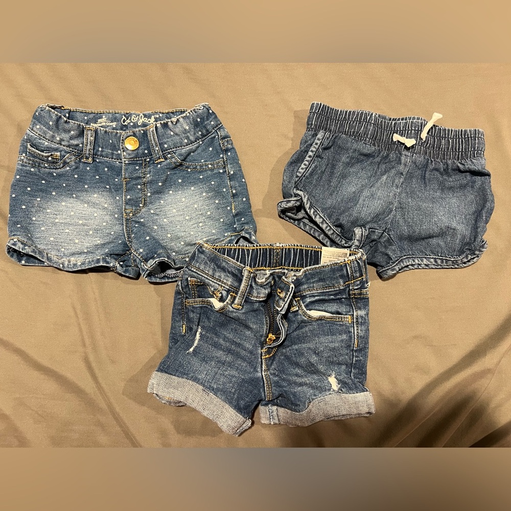 Bundle of denim shorts